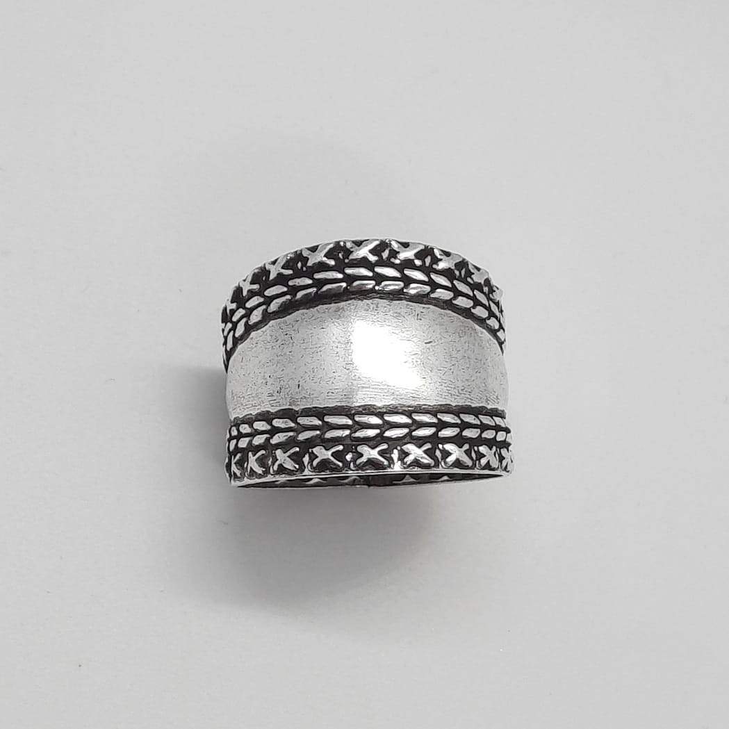 Breiter Boho-Silberring - Gipsy Soul Ringe KOOMPLIMENTS
