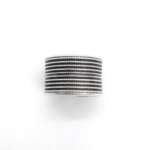 Bague large rayée - Tira