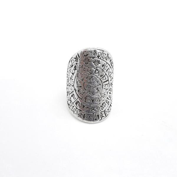 Breiter Ring Silber - Phaistos Ringe KOOMPLIMENTS