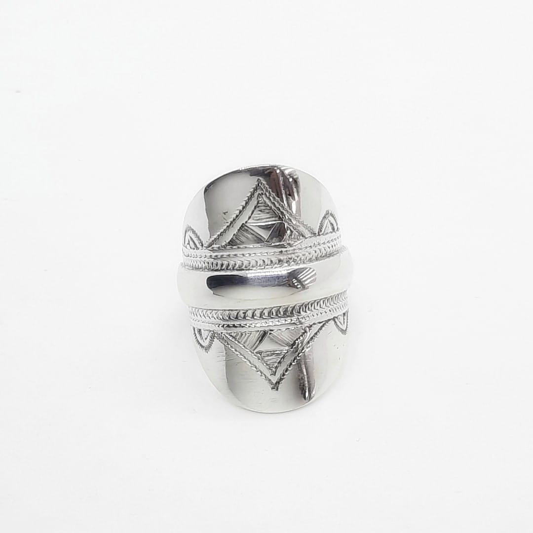 Breiter Tuareg Silberring - TAGDA Ringe KOOMPLIMENTS