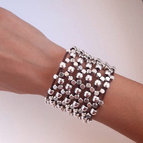 Breites Armband mit Perlen - Carmen Armband KOOMPLIMENTS