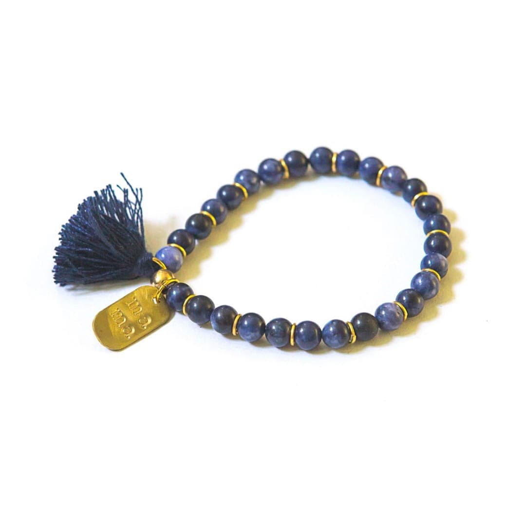 Buntes Perlen Armband - SODALITE Armband KOOMPLIMENTS