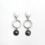 Charm Ohrringe Silber im ethnischen Stile Ohrringe KOOMPLIMENTS