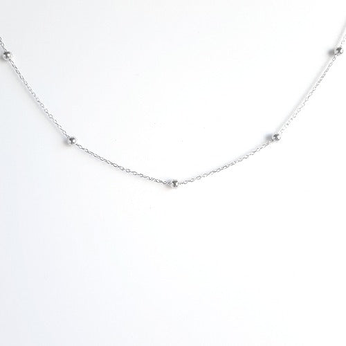 Choker Halskette mit Perlen aus echtem Silber Halsketten KOOMPLIMENTS