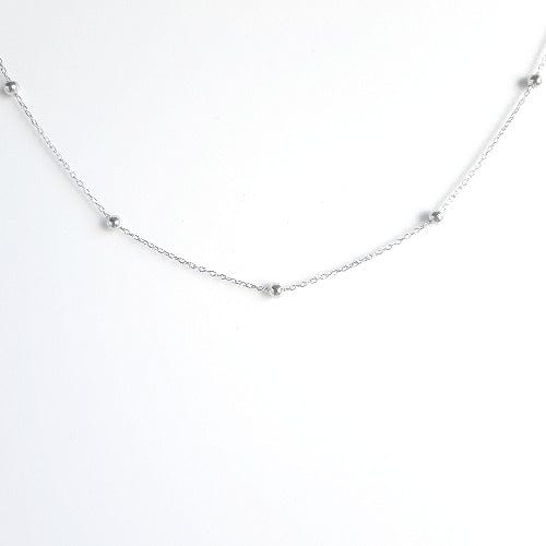 Choker Halskette mit Perlen Silber Halsketten KOOMPLIMENTS