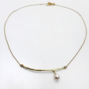 Choker mit Perle - Long Tale