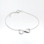 Damen Armkette aus Silber Ewigkeit Infinity Armband KOOMPLIMENTS