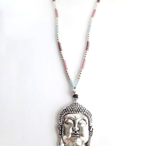 Collier porte-bonheur pour femme Bouddha