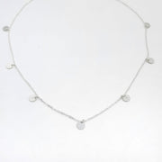 Damen-Halskette aus Silber mit Medaillons - Medilla Halsketten KOOMPLIMENTS