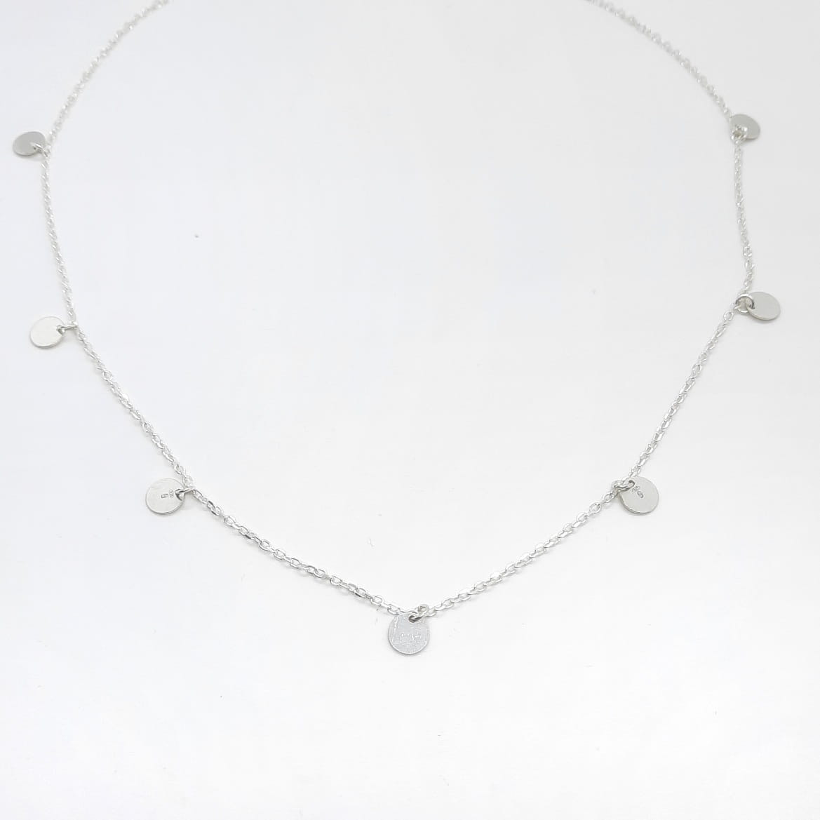 Damen-Halskette aus Silber mit Medaillons - Medilla Halsketten KOOMPLIMENTS 