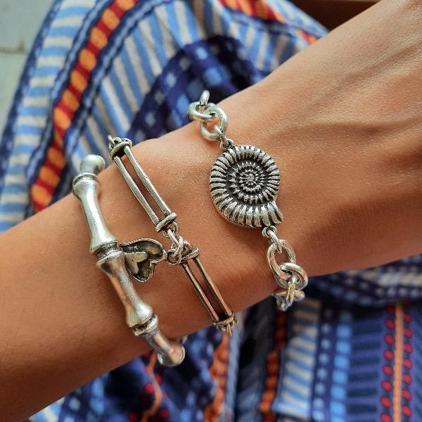 Damen Muschelarmband - Nautilus Armband KOOMPLIMENTS