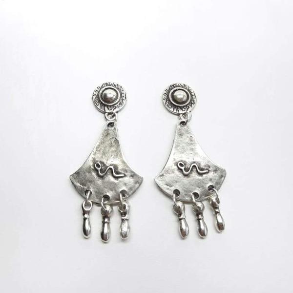 Damen Ohrringe mit afrikanischem Muster - Aayana Ohrringe KOOMPLIMENTS