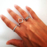 Damen Ring aus Silber mit Zirkonia - Jessica Ringe KOOMPLIMENTS