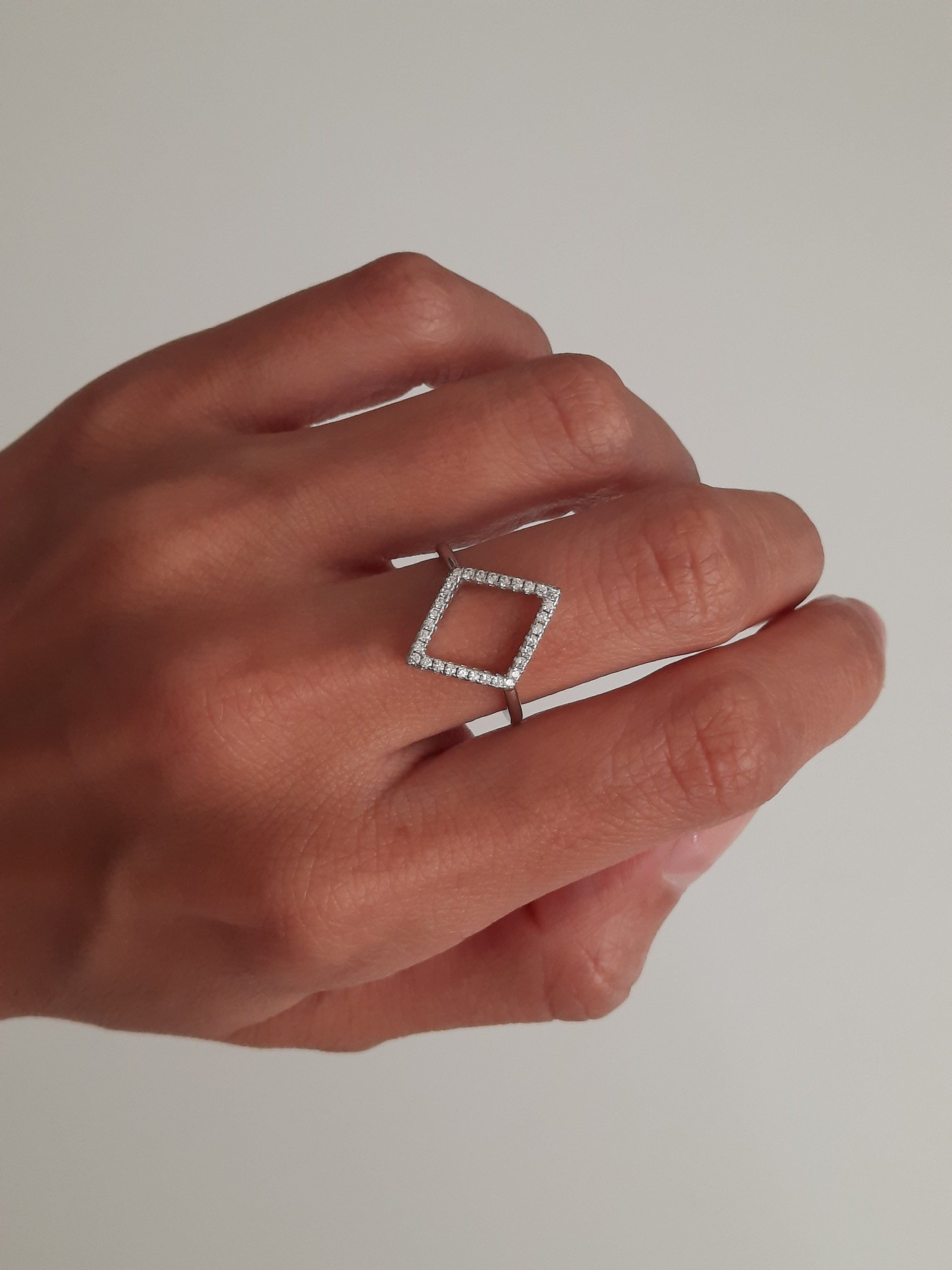 Damen Ring aus Silber mit Zirkonia - Jessica Ringe KOOMPLIMENTS