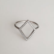 Damen Ring aus Silber mit Zirkonia - Jessica Ringe KOOMPLIMENTS