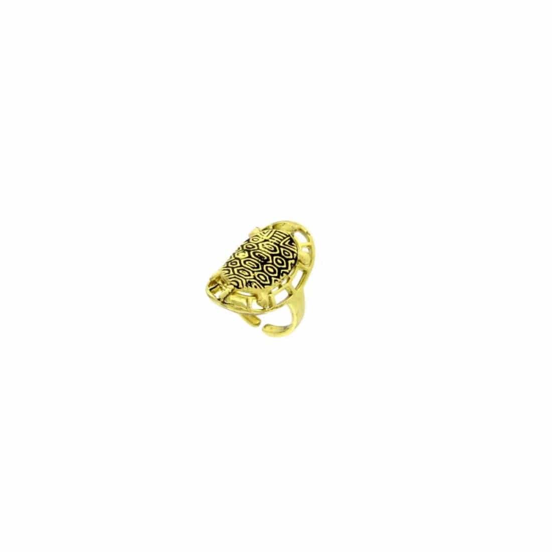 Damen Ring Schildkröten Panzer - Chelóna Ringe KOOMPLIMENTS