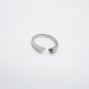 Damen Ring Silber Doppel-Herz Ringe KOOMPLIMENTS