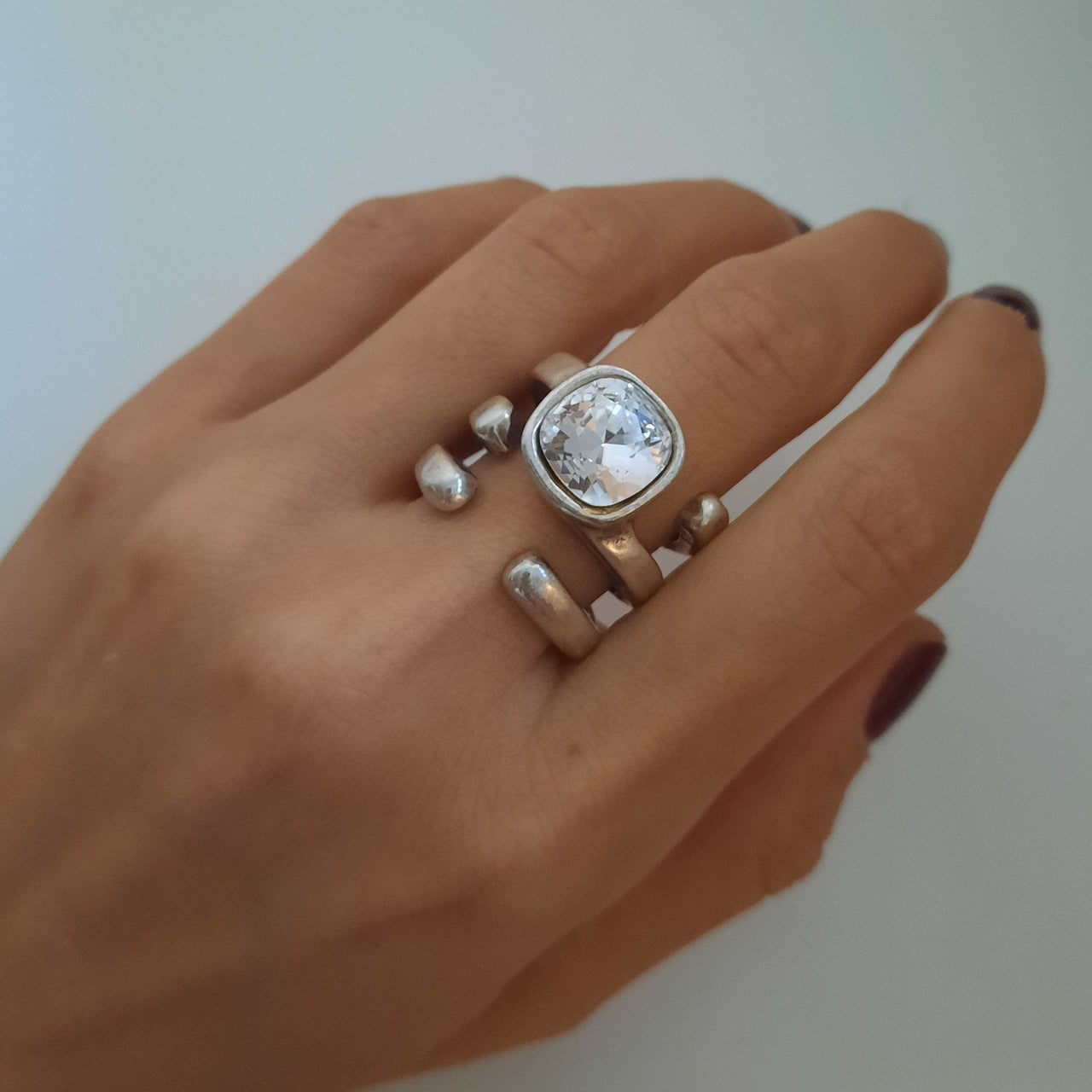 Damen Ring Swarovski Kristall - Tarantula Ringe KOOMPLIMENTS
