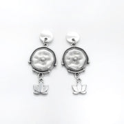 Damen Silber Ohrringe - Dreamcatcher Ohrringe KOOMPLIMENTS