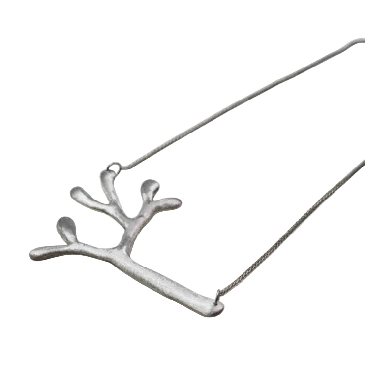 Collar de diseño para dama de plata - Océane