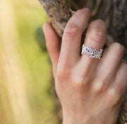 Designer Ring aus recyceltem Silber - Bulle Ringe KOOMPLIMENTS
