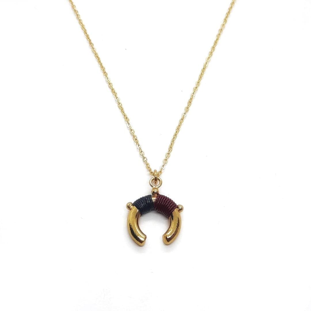 Doppelhorn Halskette - FARO CHAIN MINI Halsketten KOOMPLIMENTS