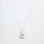 Echte Muschelkette aus Sterlingsilber mit Perle Halsketten KOOMPLIMENTS