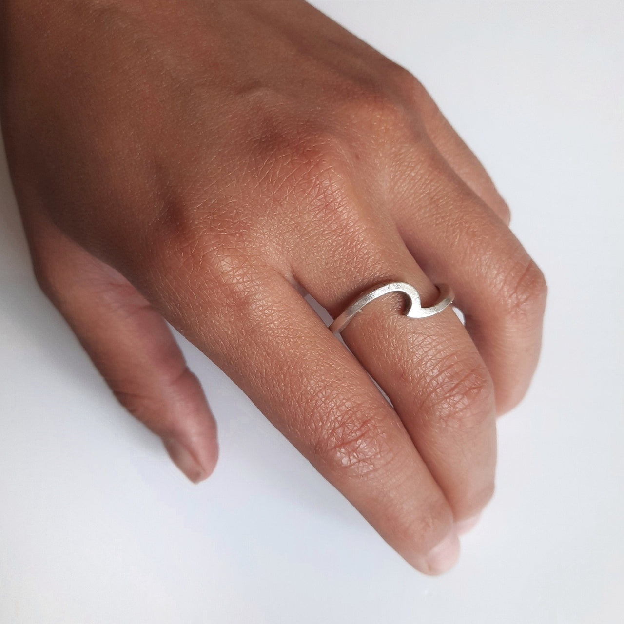 Einfacher Damen in Wellenform - Vague Ringe KOOMPLIMENTS