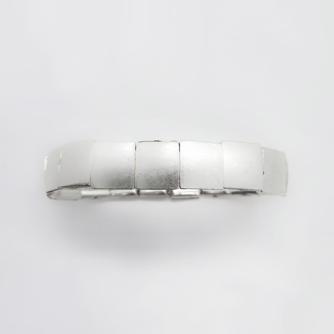 Einfaches Silber Armband elastisch Armband KOOMPLIMENTS