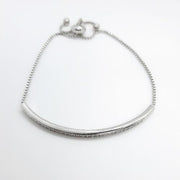 Einstellbares Armband aus Silber mit Zirkonia Armband KOOMPLIMENTS