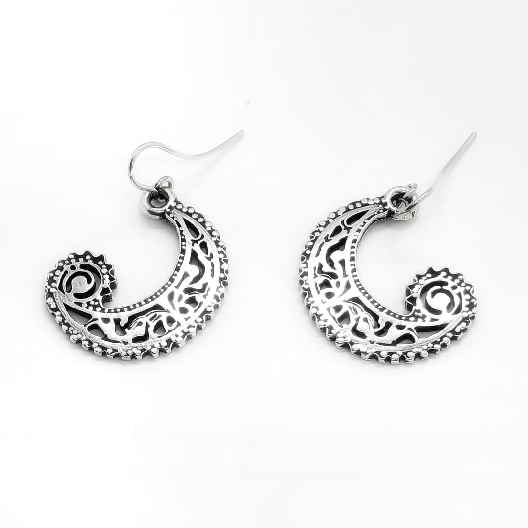 Ethnische Damen Ohrringe Silber - Orienta Ohrringe KOOMPLIMENTS