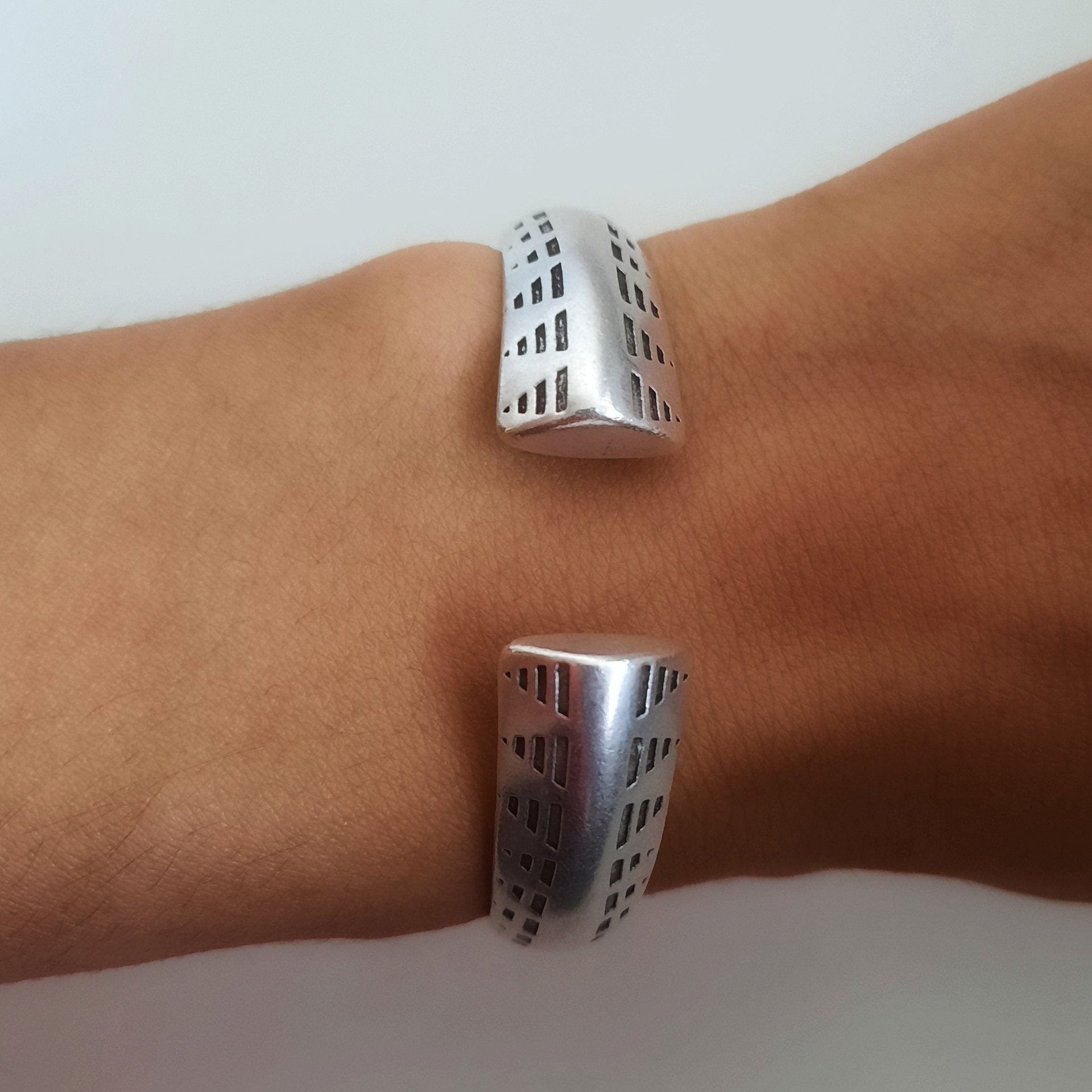 Ethnischer Armreif Silber - Ethno Armband KOOMPLIMENTS