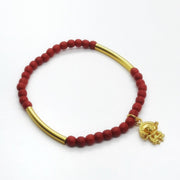 Ethnisches Armband mit Edelsteinen - Präkolumbianische Kulturen Armband KOOMPLIMENTS