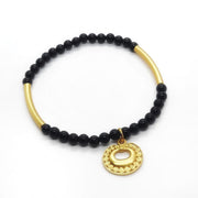 Ethnisches Armband mit Edelsteinen - Präkolumbianische Kulturen Armband KOOMPLIMENTS