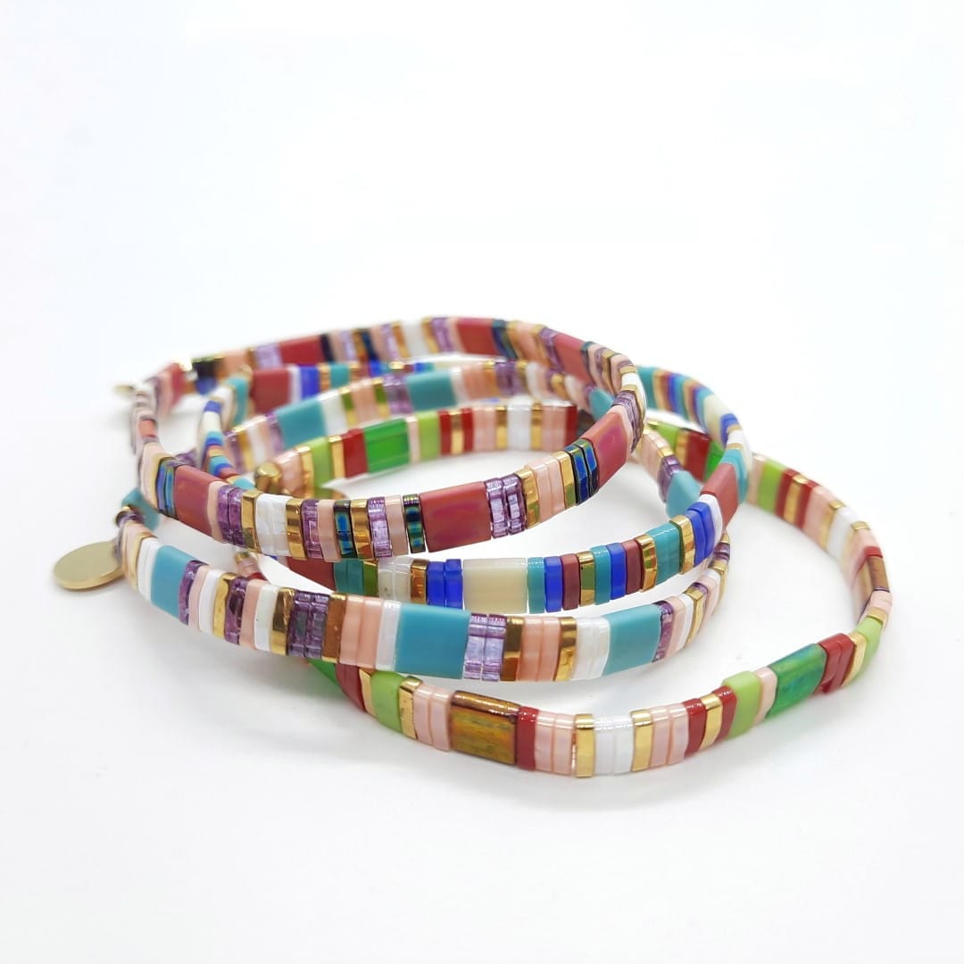 Farbiges Armband - Regenbogen Armband KOOMPLIMENTS