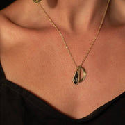 Feine Gold Halskette Swarovski - Glocke Halsketten KOOMPLIMENTS
