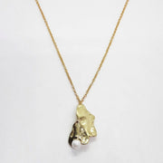 Feine Goldkette mit Perle - Sophistication Halsketten KOOMPLIMENTS