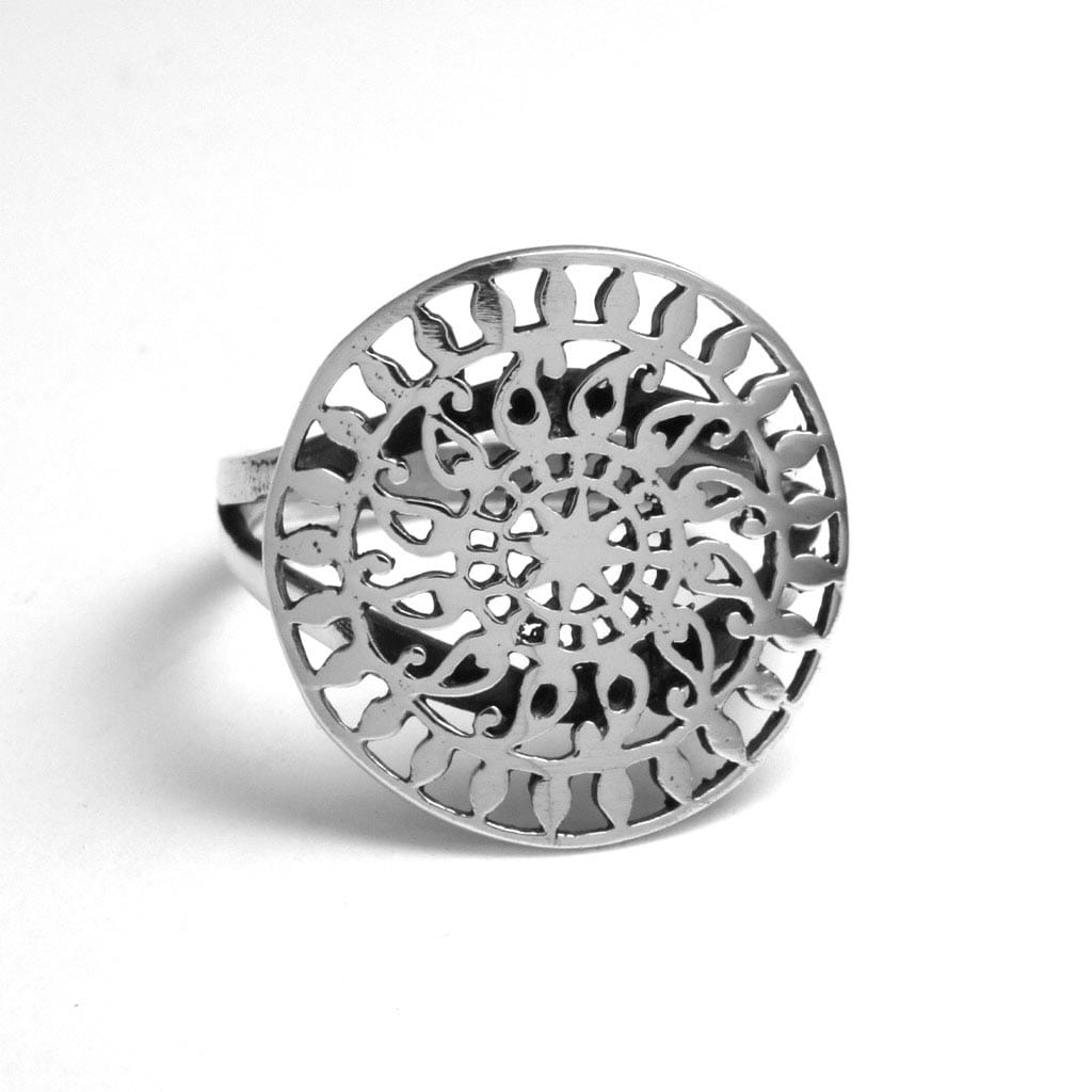 Feiner filigraner Mandala Ring - Universe Ringe KOOMPLIMENTS