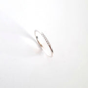 Feiner Ring aus 925 Sterlingsilber mit Zirkonien Ringe KOOMPLIMENTS