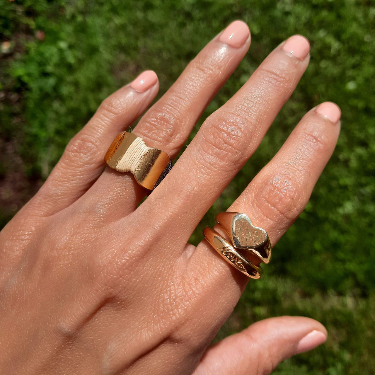 Feiner Ring aus Silber mit Herz - Hermione Ringe KOOMPLIMENTS