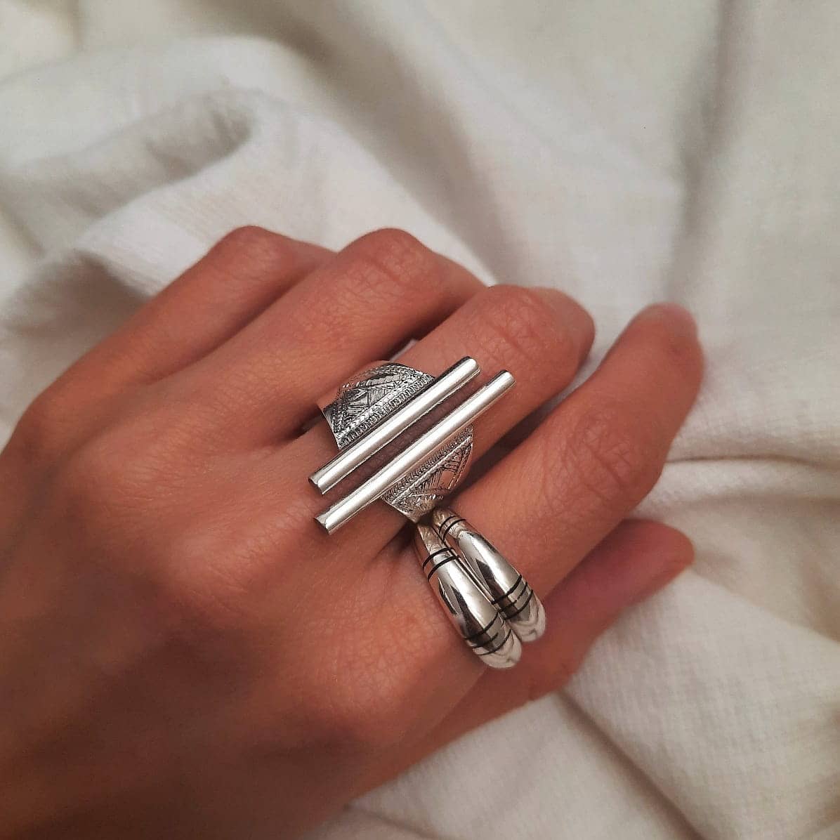 Feiner Tuareg Ring aus Silber Ringe KOOMPLIMENTS