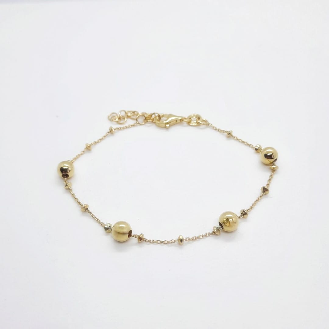 Feines Armband mit Kugeln - Gold Armband KOOMPLIMENTS