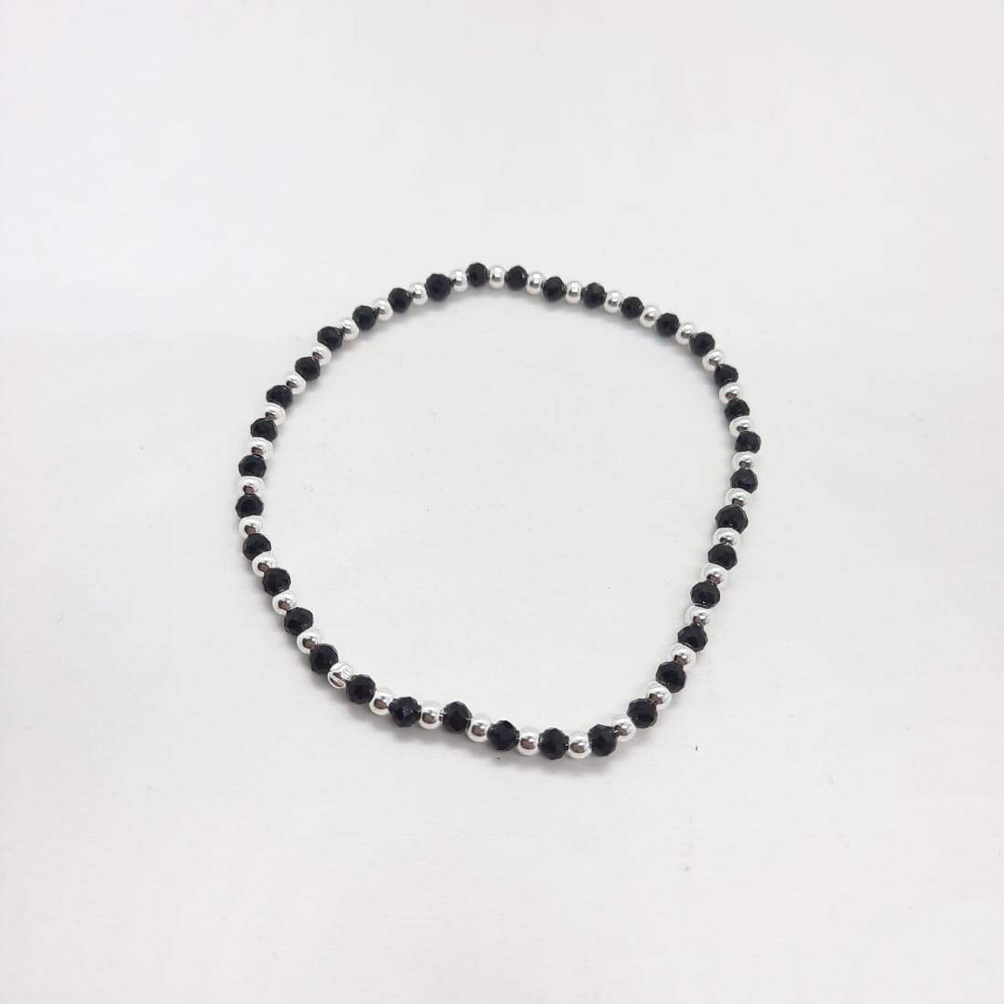 Feines Armband mit schwarzen Perlen - Secret Armband KOOMPLIMENTS