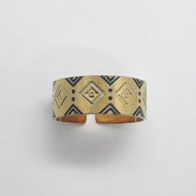 Flacher Fingerring aus Edelstahl - DARIS Ringe KOOMPLIMENTS