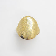Flacher ovaler Gold Boho-Ring - MILOS Ringe KOOMPLIMENTS