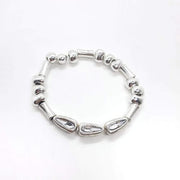 Frauen Armband Silber Perlen mit Kirstallen - Tears Armband KOOMPLIMENTS