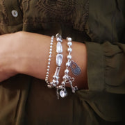 Frauen Armband Silber Perlen mit Kirstallen - Tears Armband KOOMPLIMENTS
