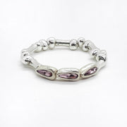 Frauen Armband Silber Perlen mit Kirstallen - Tears Armband KOOMPLIMENTS