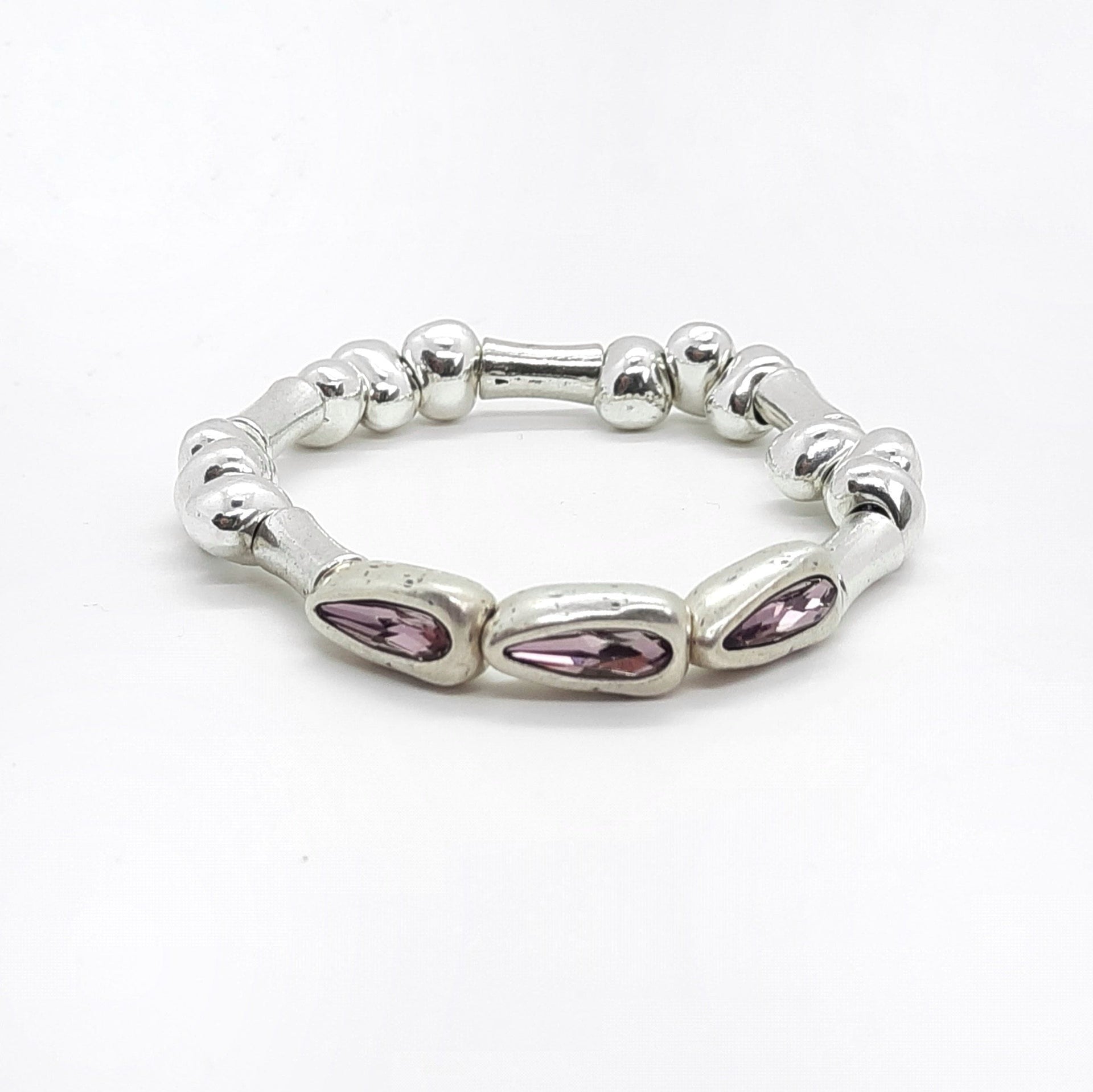 Frauen Armband Silber Perlen mit Kirstallen - Tears Armband KOOMPLIMENTS