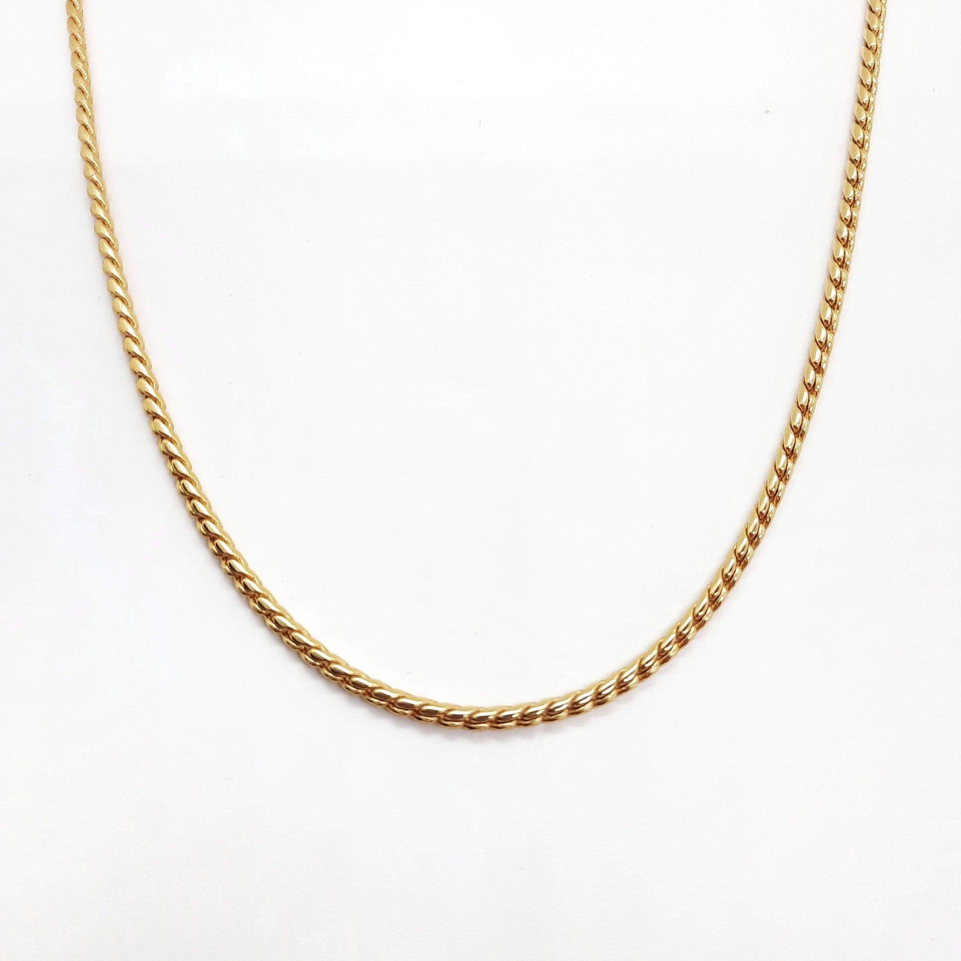 Frauen Gold Halskette - Haferkorn Halskette KOOMPLIMENTS